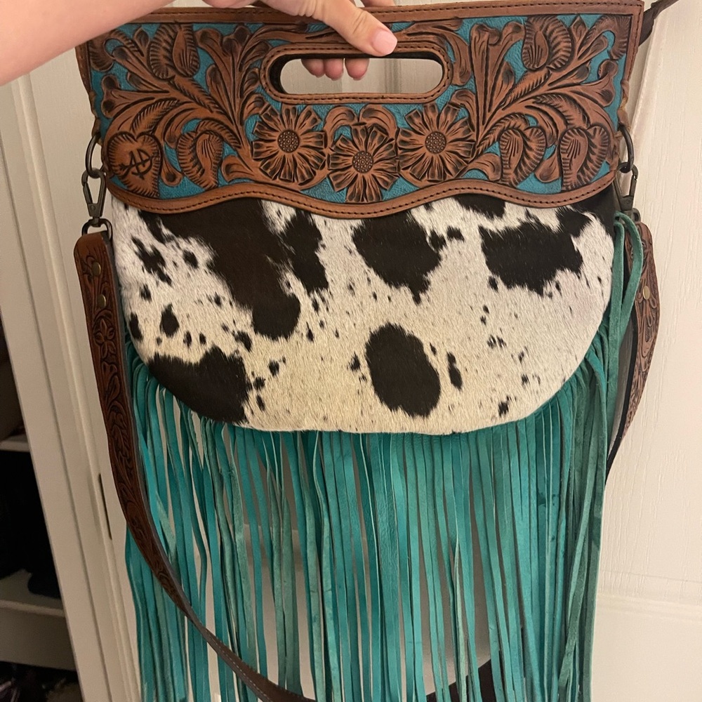 Brand new American Darling western cowhide purse